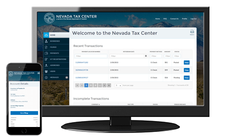 Welcome to the Nevada Tax Center